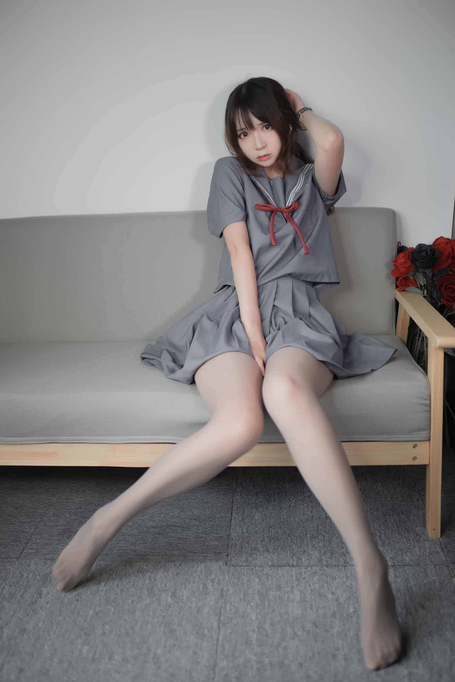 [积分购买] 疯猫ss NO.038 蓝灰JK [29P-180MB] [百度网盘]