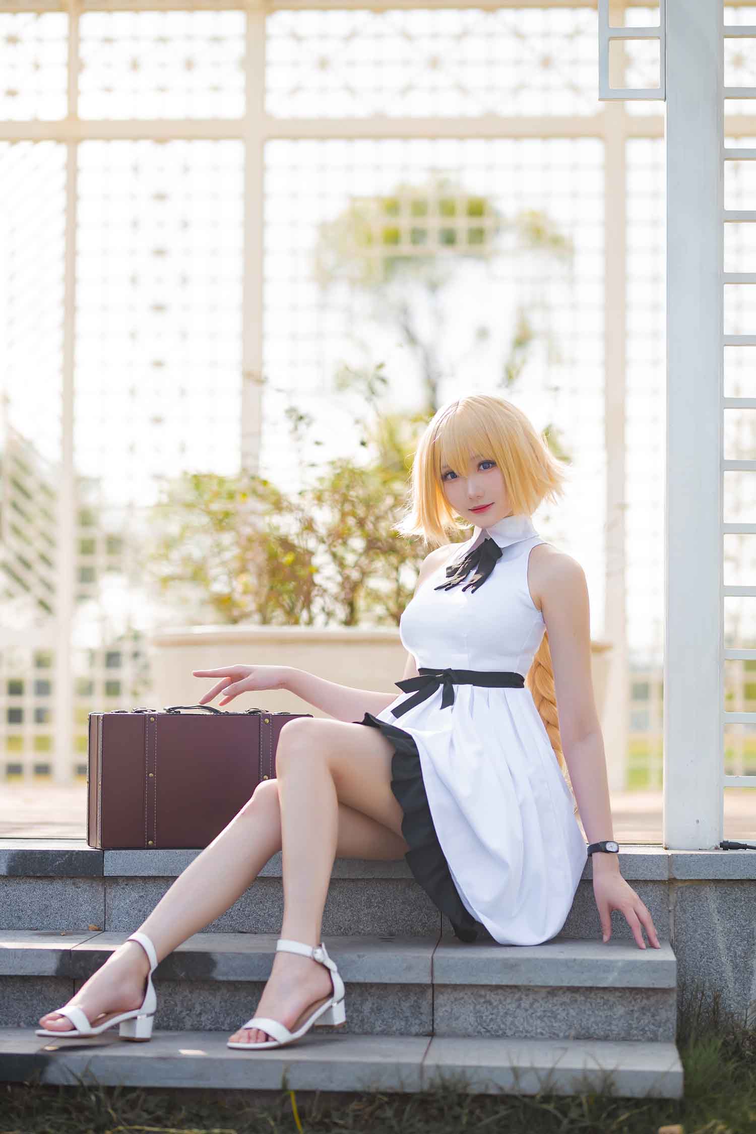 [积分购买]瓜希酱NO.021贞德三周年白裙德[20P-80MB][百度网盘]