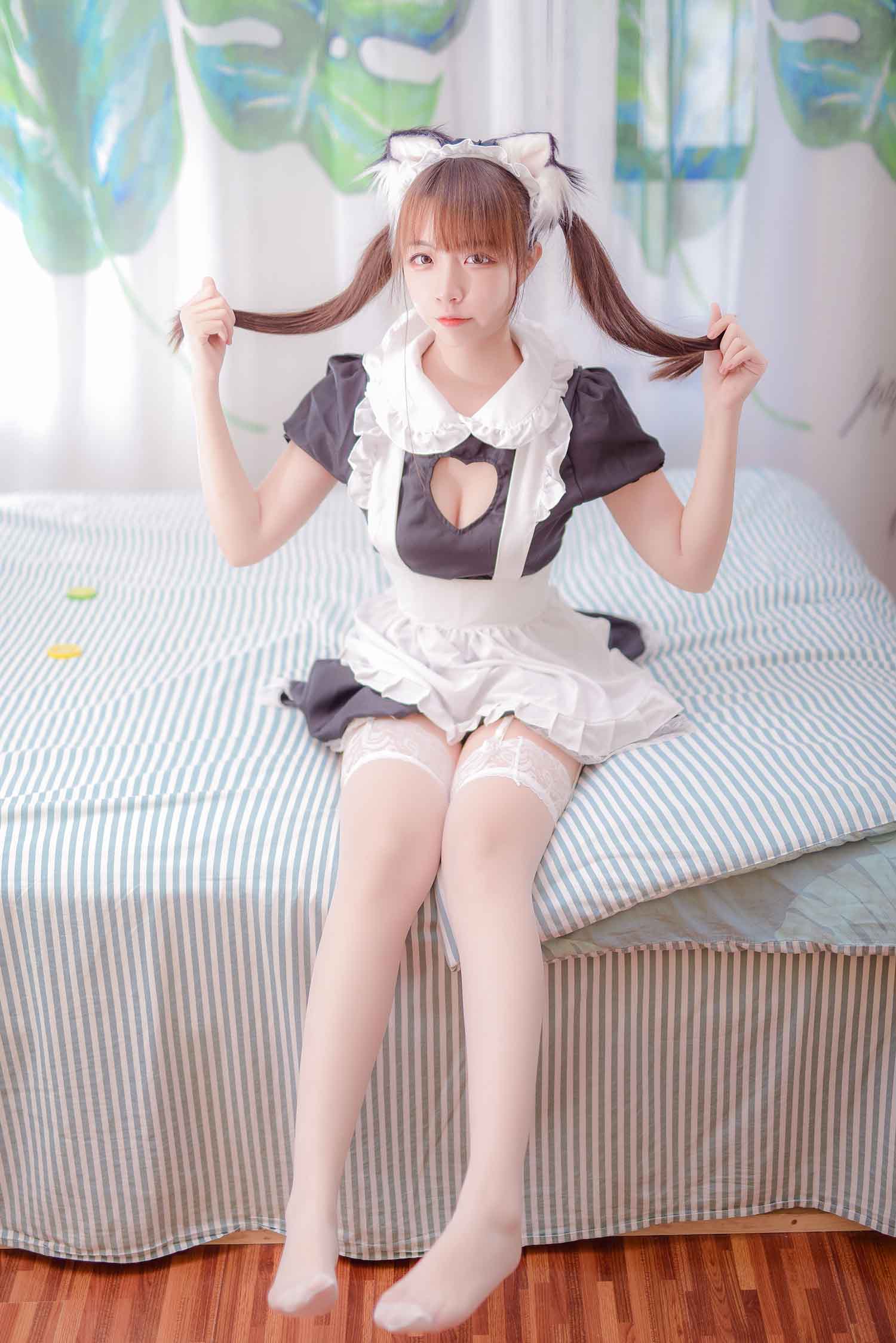 [积分购买] 二佐Nisa NO.046 猫耳女仆 [44P-289MB] [百度网盘]