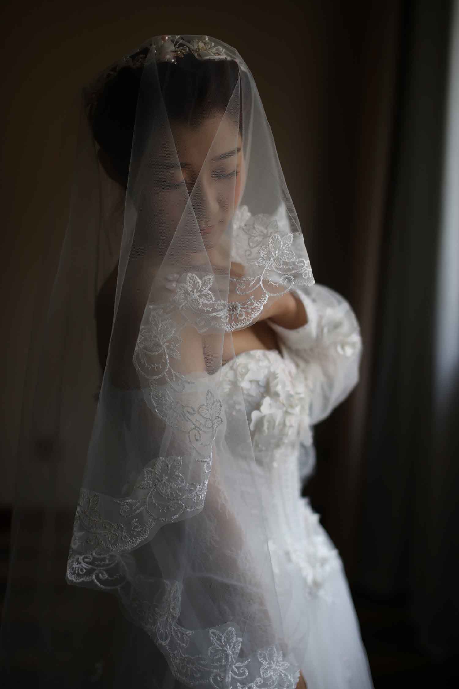 [素人新娘] 家住在北京四合院的富婆新娘婚礼现场实拍写真 H249