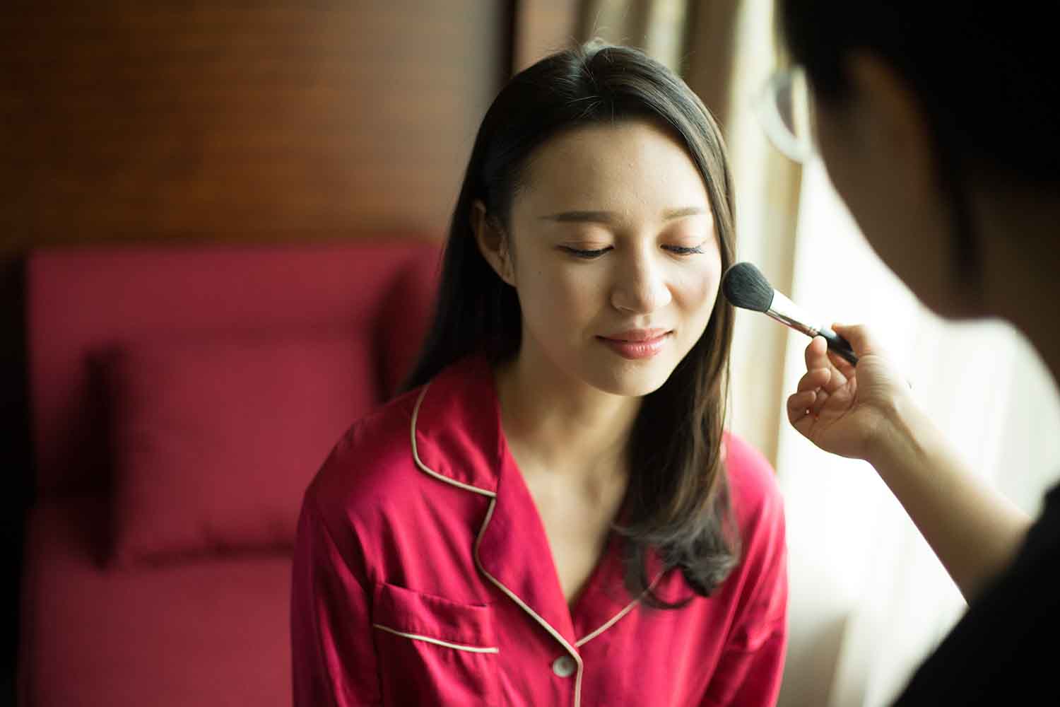 [素人新娘] 后背很性感的气质美女新娘婚礼现场实拍写真 H255