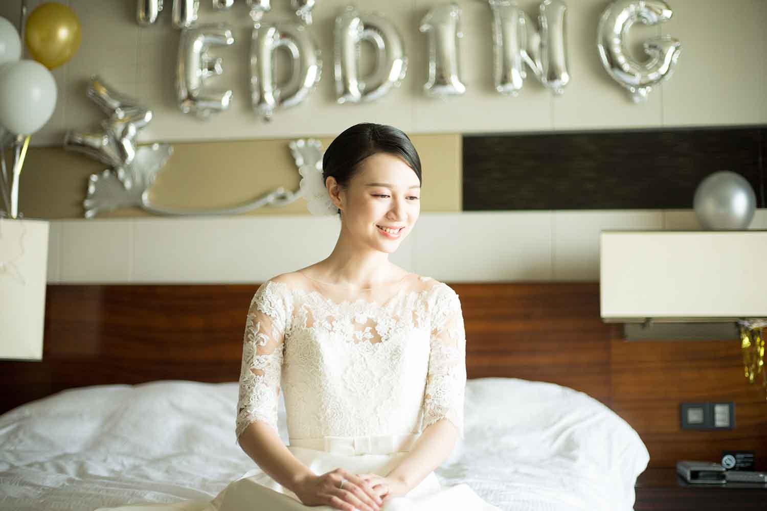 [素人新娘] 后背很性感的气质美女新娘婚礼现场实拍写真 H255