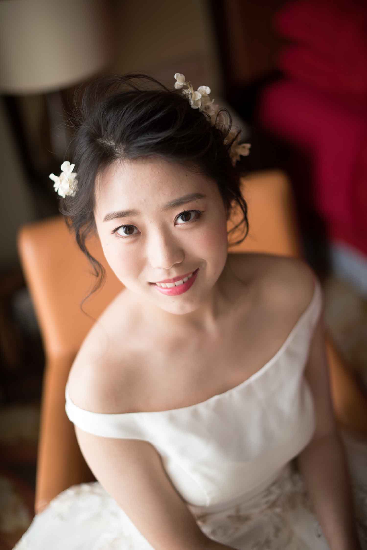 [素人新娘] 素颜也好看的美女新娘婚礼现场实拍写真 H306