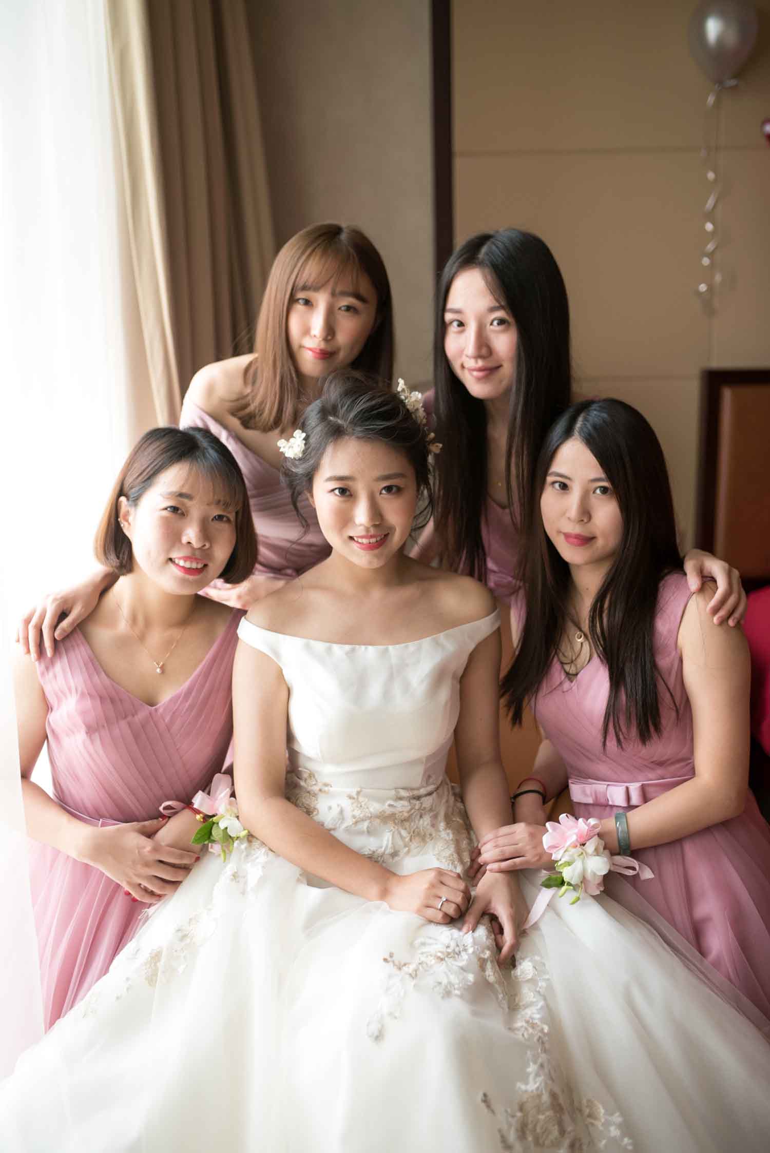 [素人新娘] 素颜也好看的美女新娘婚礼现场实拍写真 H306