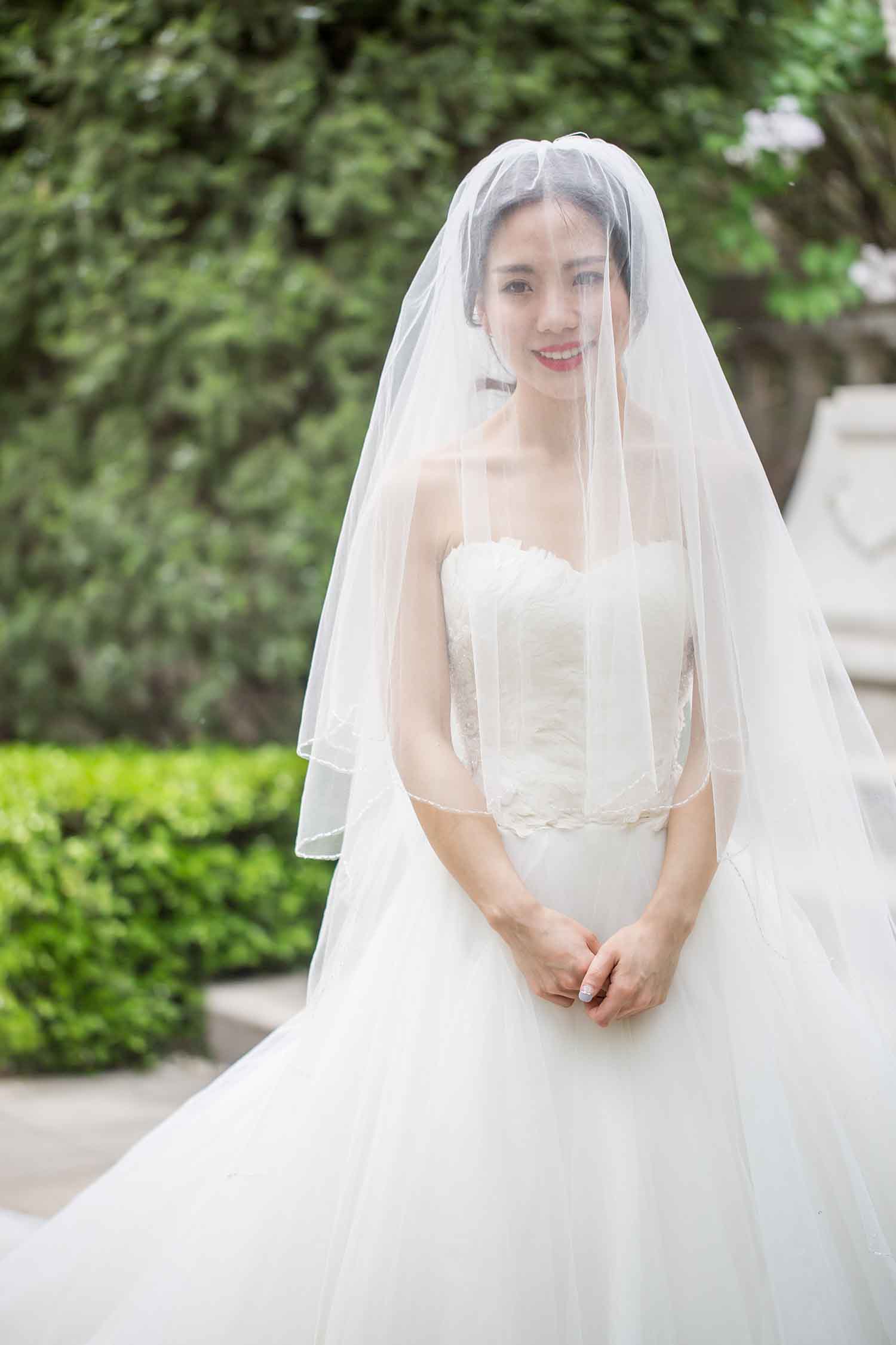 [素人新娘] 小家碧玉型美女新娘婚礼现场实拍写真 H316