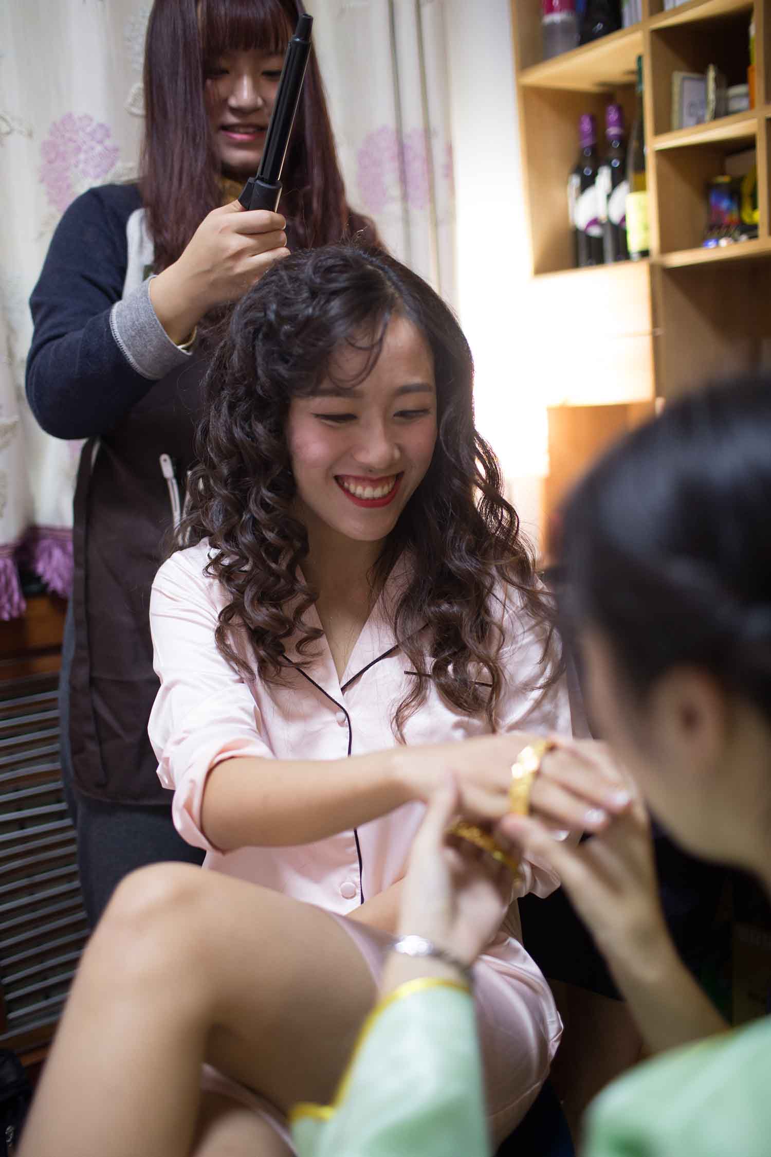 [素人新娘] 笑容很灿烂的大姐大气质新娘婚礼现场实拍写真 H226