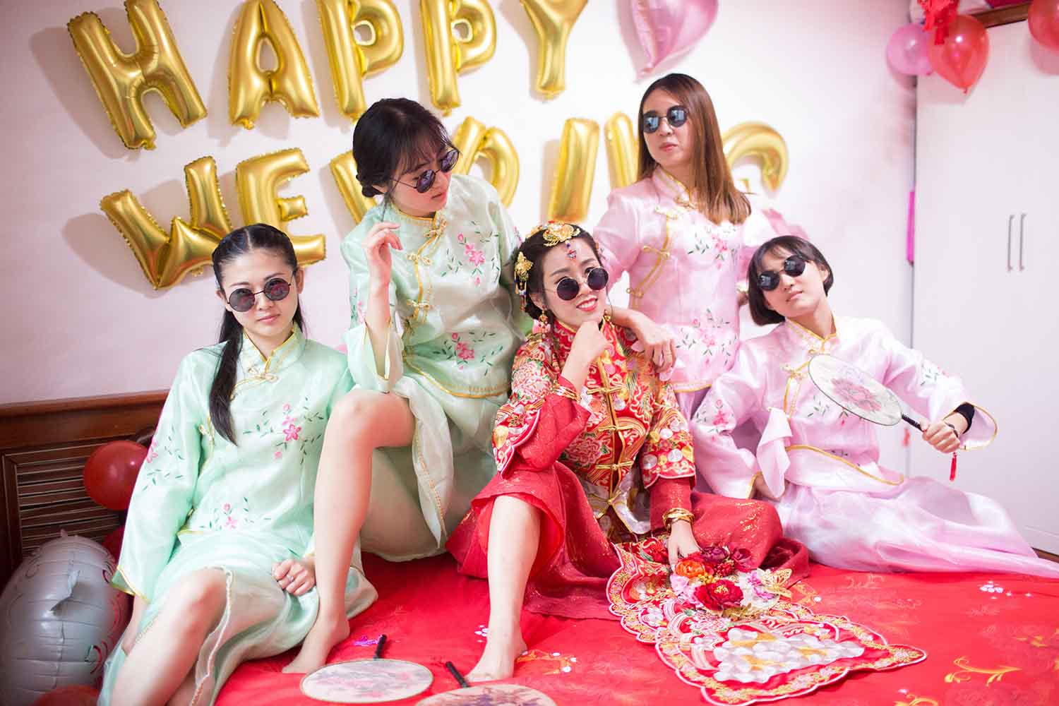 [素人新娘] 笑容很灿烂的大姐大气质新娘婚礼现场实拍写真 H226