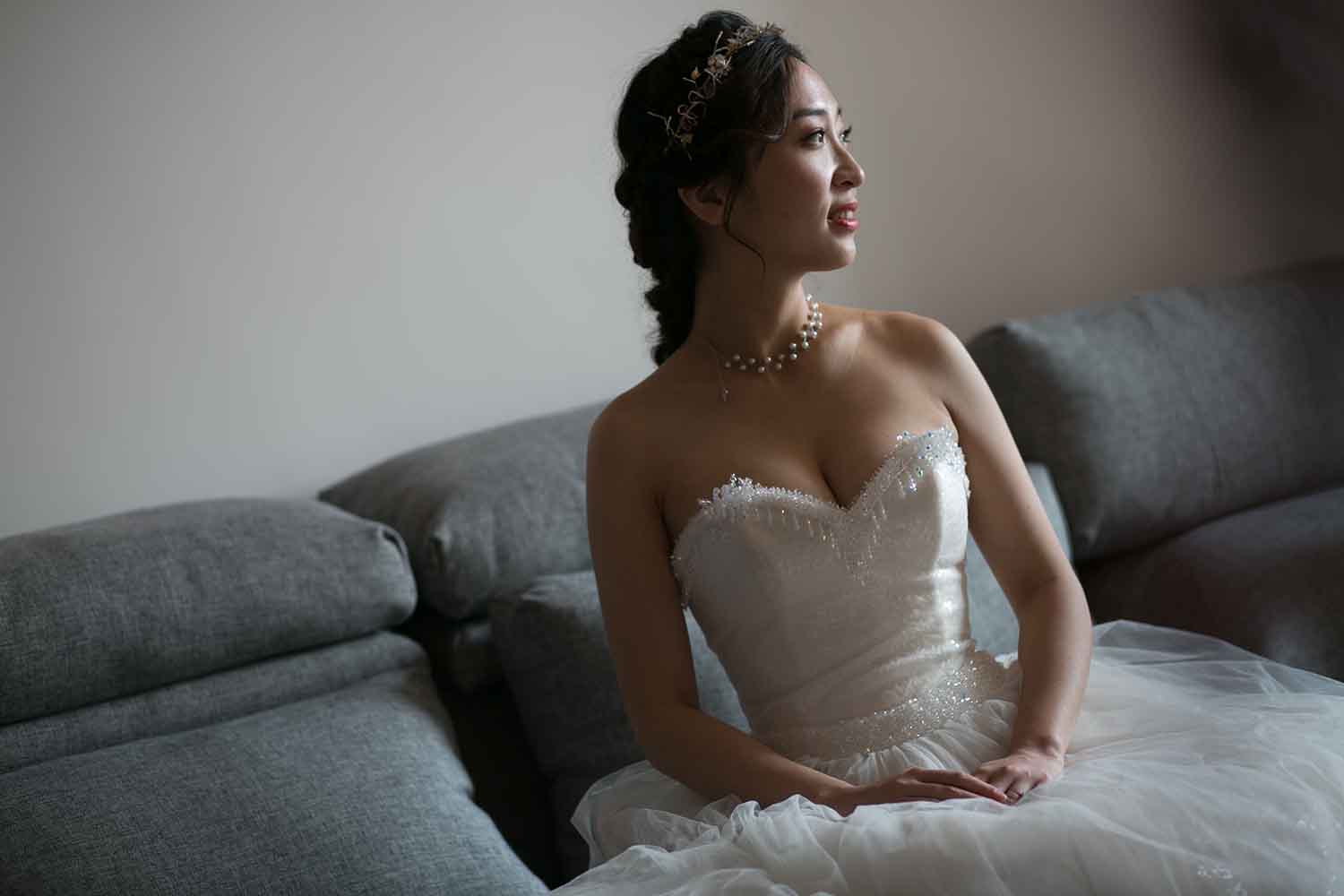 [素人新娘] 身材太诱人的可爱美女新娘婚礼现场实拍写真 H314