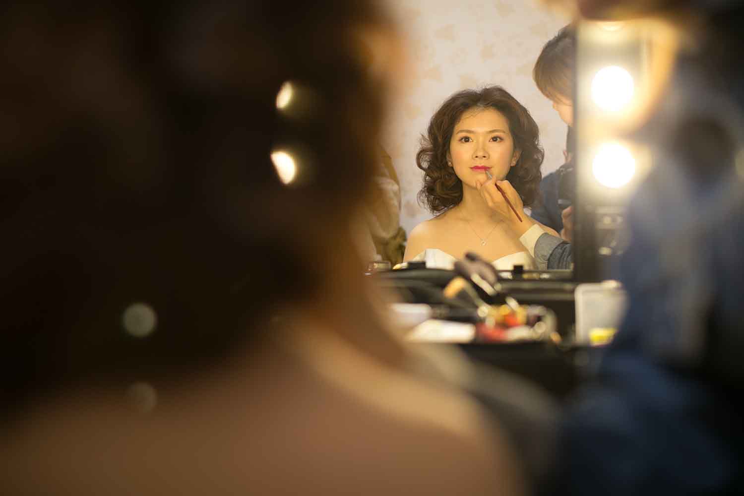 [素人新娘] 小家碧玉气质美女新娘婚礼现场实拍写真 H229