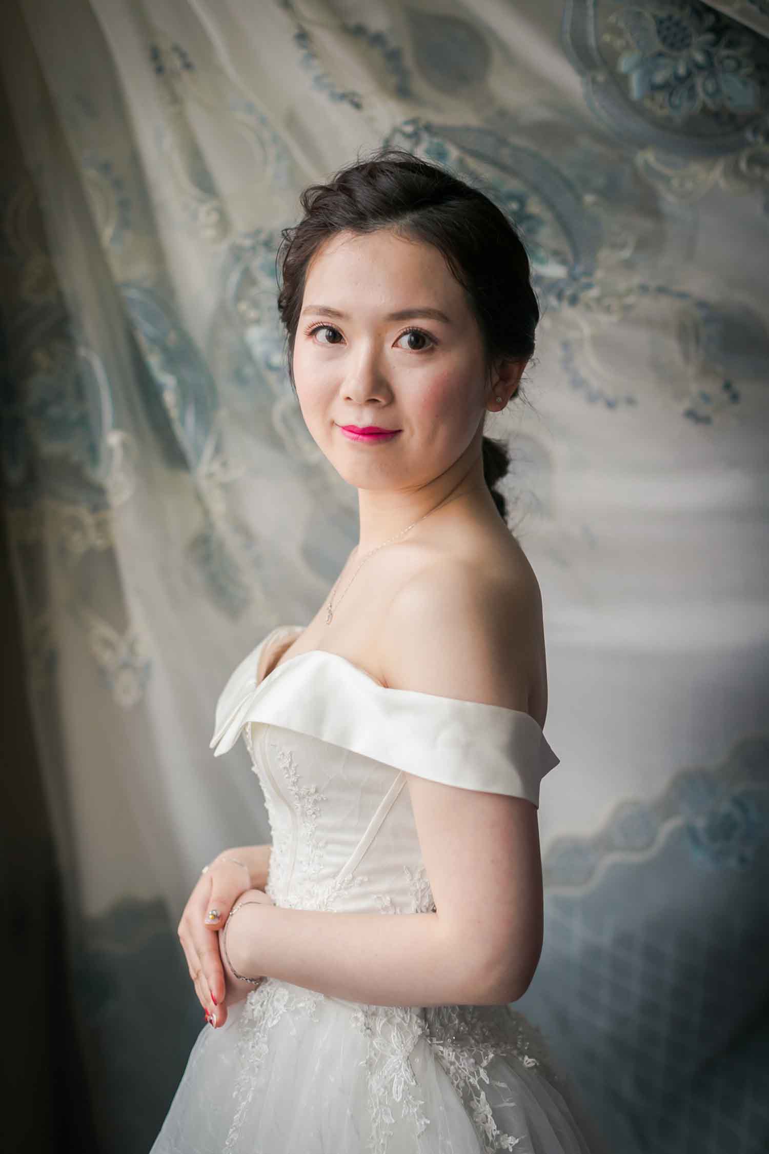 [素人新娘] 小家碧玉气质美女新娘婚礼现场实拍写真 H229