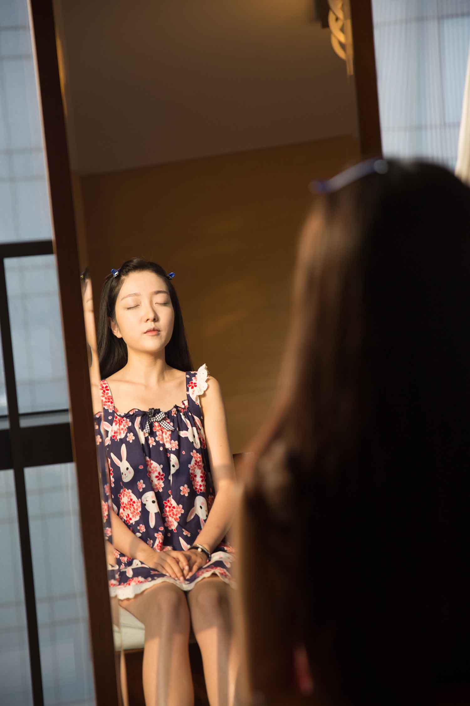 [素人新娘] 甜美可爱的鹅蛋脸美女新娘的婚礼现场实拍写真 H207