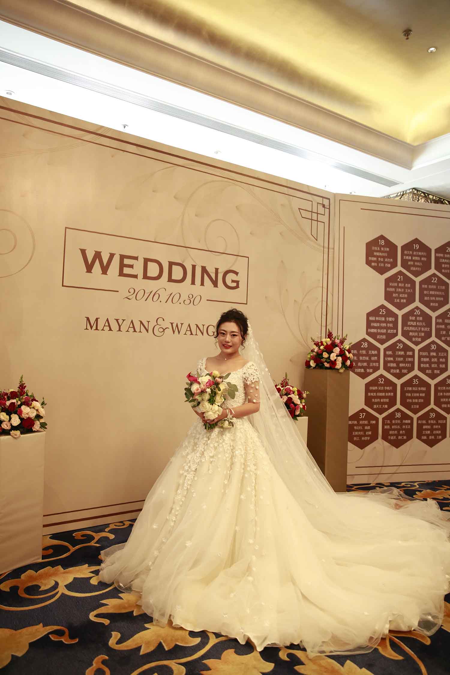 [素人新娘] 小巧可人事业线很深的新娘婚礼现场实拍写真 H217