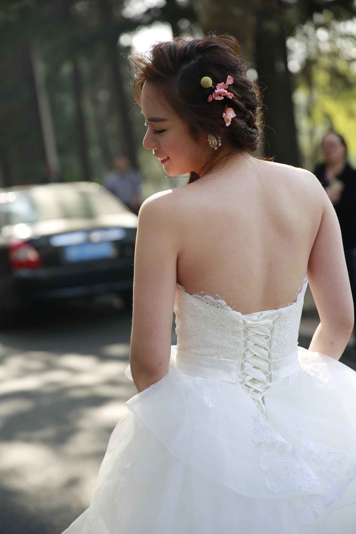 [素人新娘] 丰满富态的鹅蛋脸新娘婚礼现场实拍写真 H218