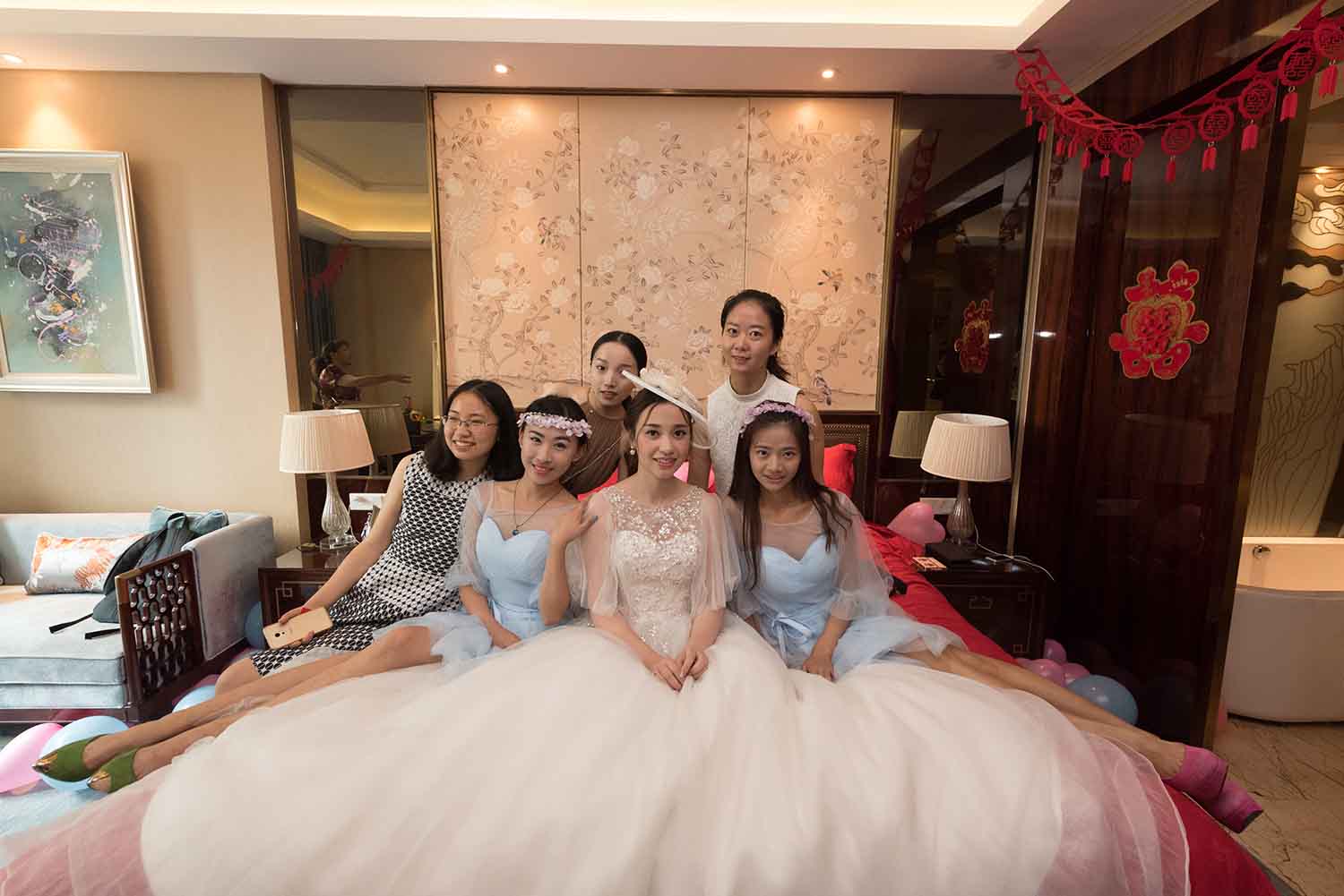 [素人新娘] 小巧可爱的公主气质新娘婚礼现场实拍写真 H211