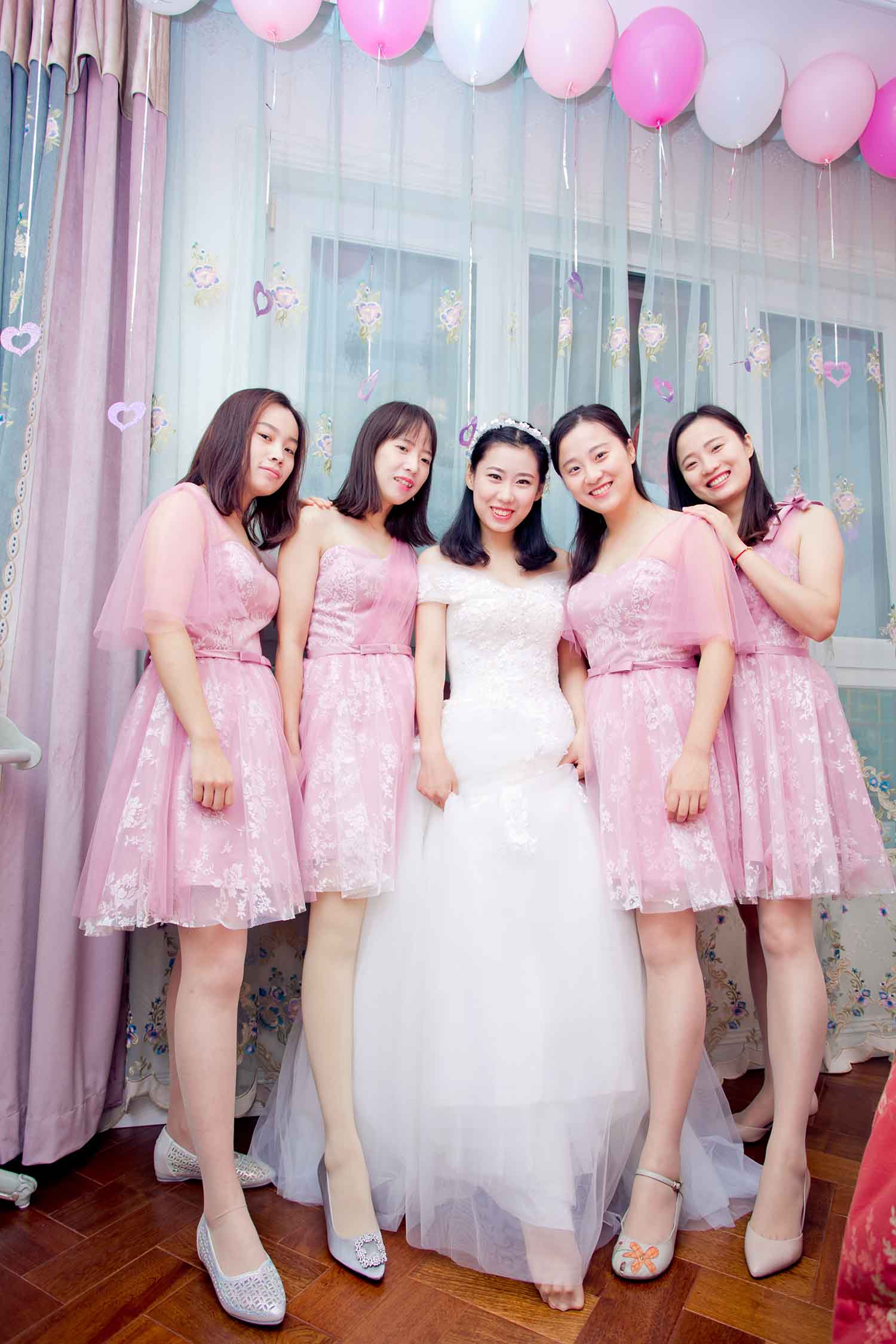 [素人新娘] 小家碧玉气质的可爱新娘婚礼现场实拍写真 H351