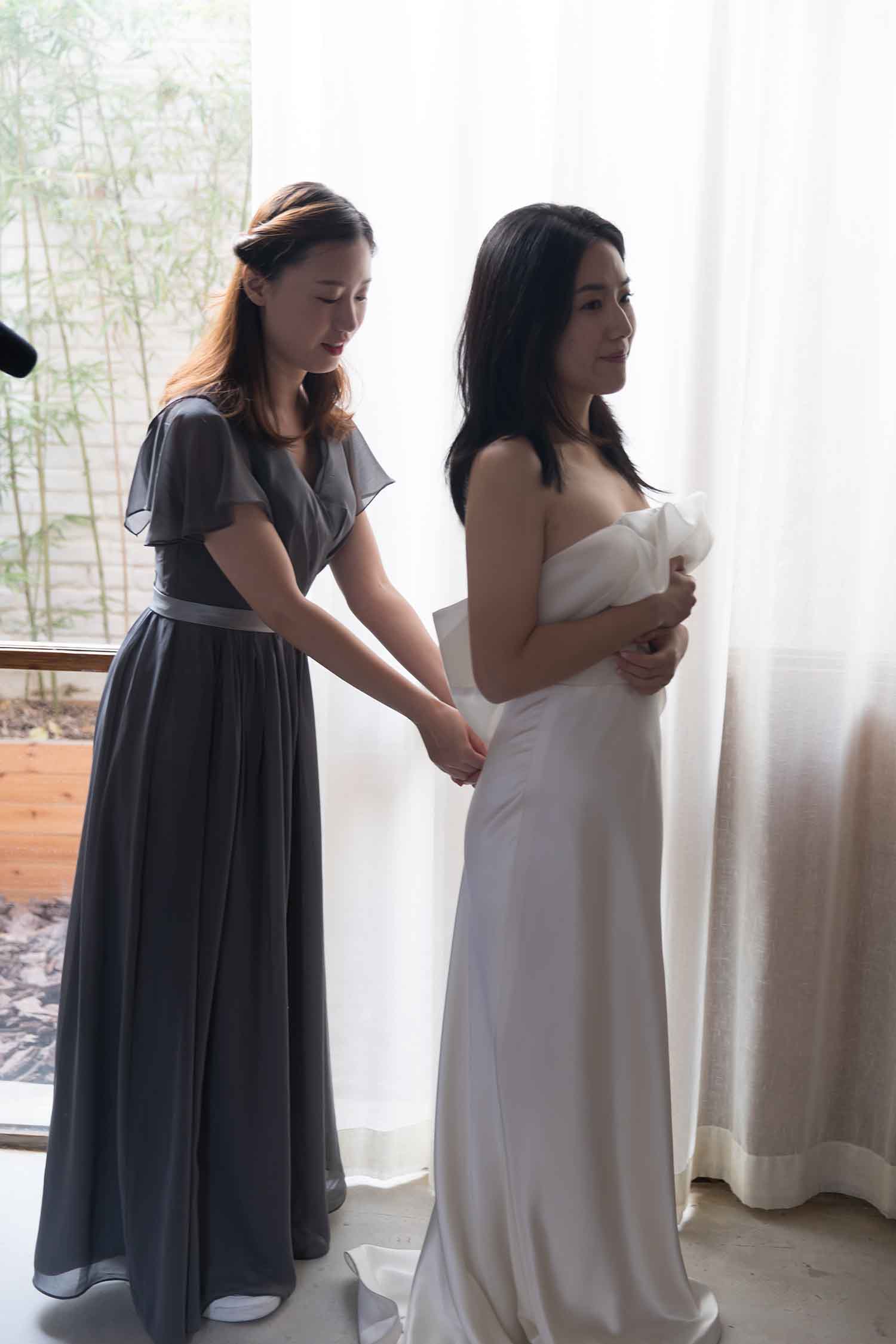 [素人新娘] 文静又有气质的美女新娘婚礼现场实拍写真 H339