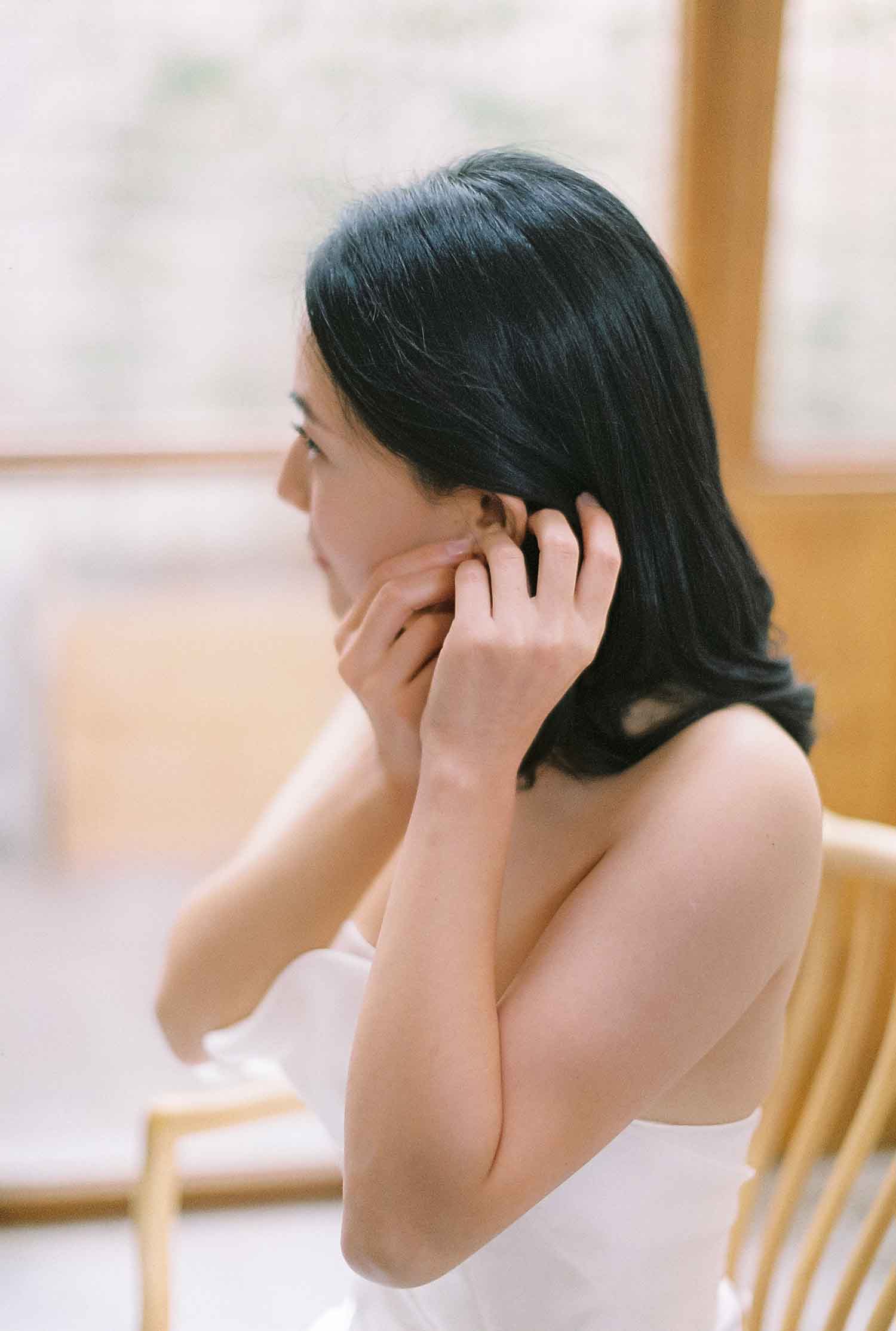 [素人新娘] 文静又有气质的美女新娘婚礼现场实拍写真 H339