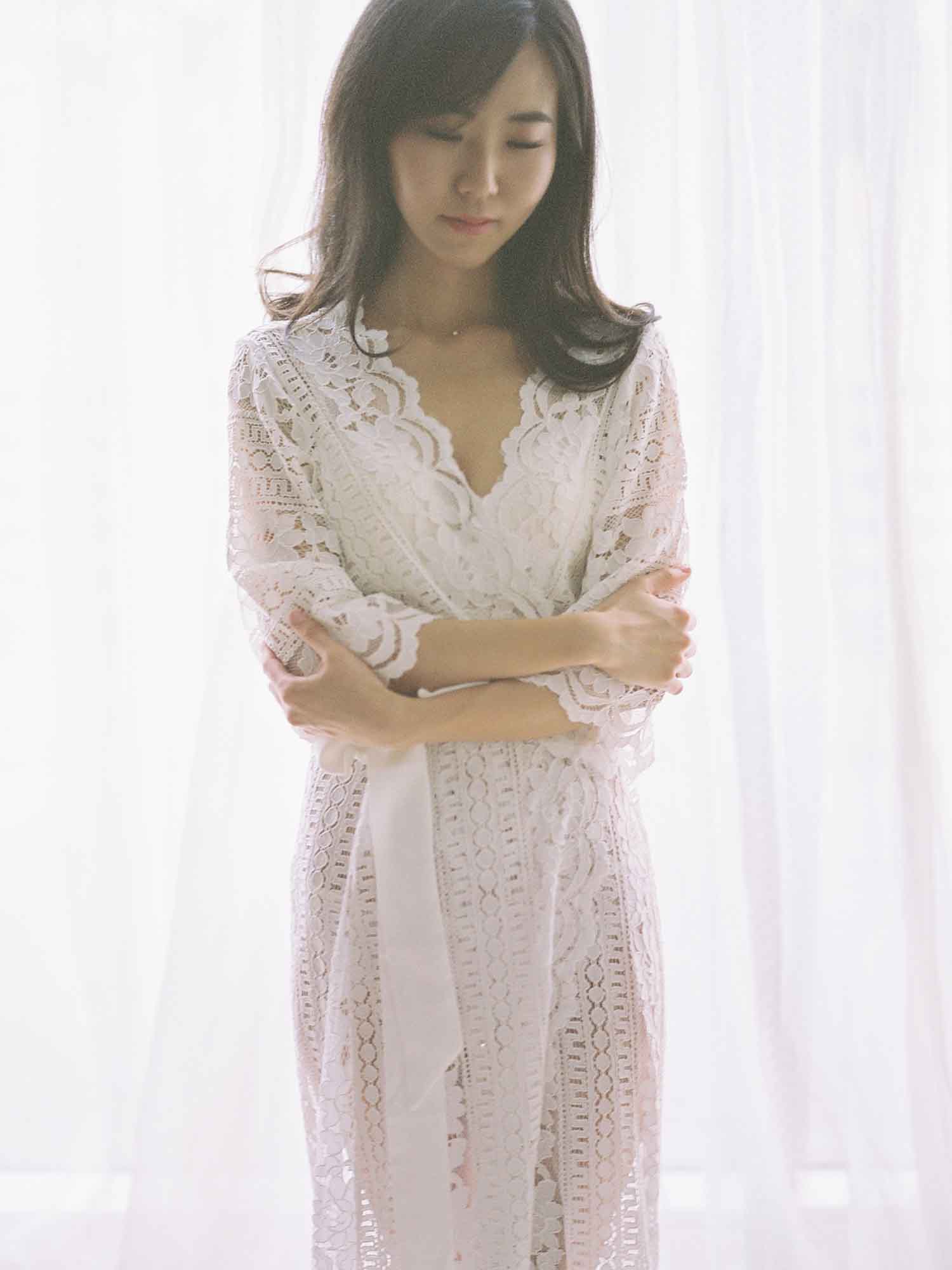 [素人新娘] 脚很性感的大长腿新娘婚礼现场实拍写真 H360