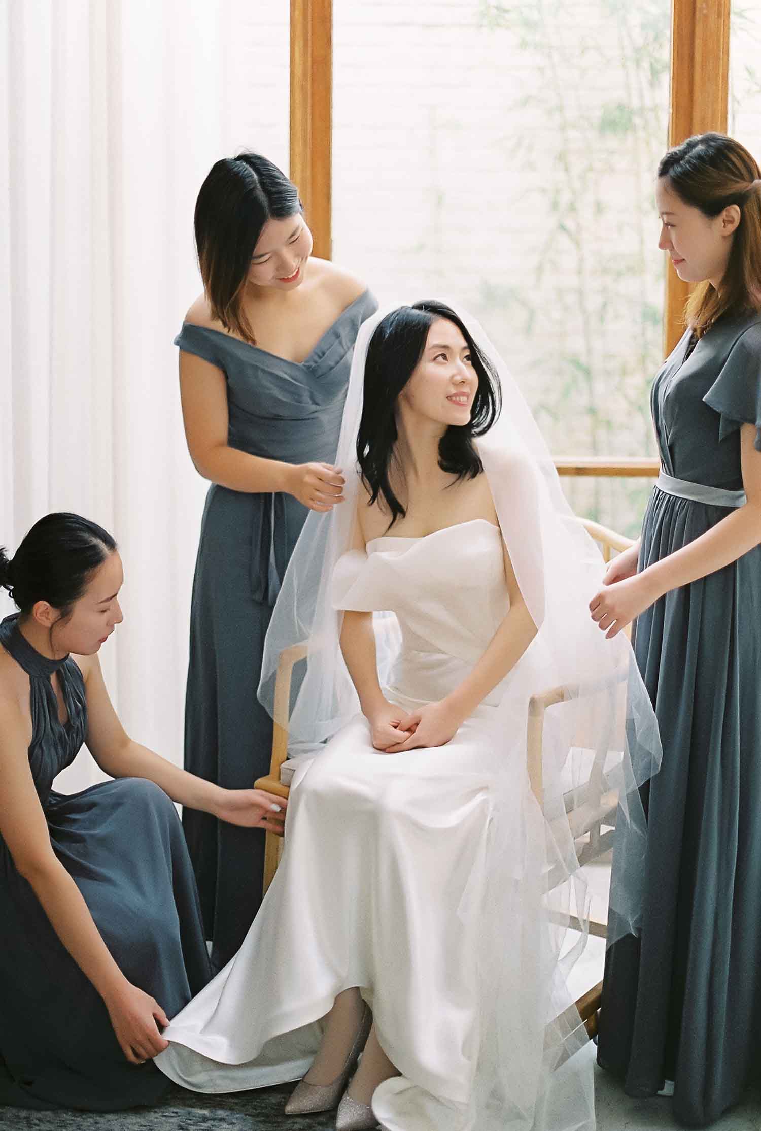 [素人新娘] 文静又有气质的美女新娘婚礼现场实拍写真 H339