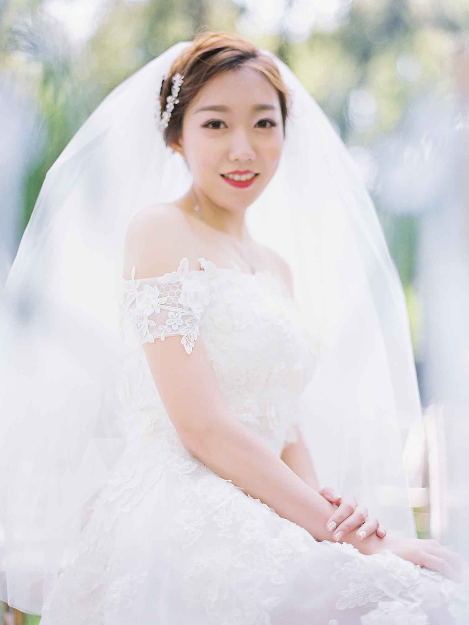 [素人新娘] 端庄优雅有气质的新娘婚礼现场实拍写真 H341