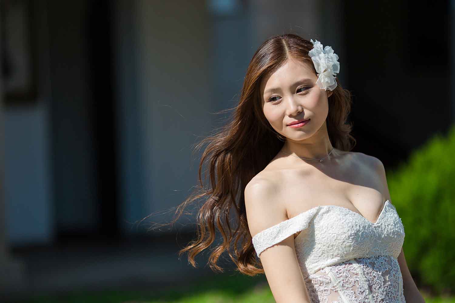 [素人新娘] 前凸后翘身材很好的美女新娘婚礼现场实拍写真 H328