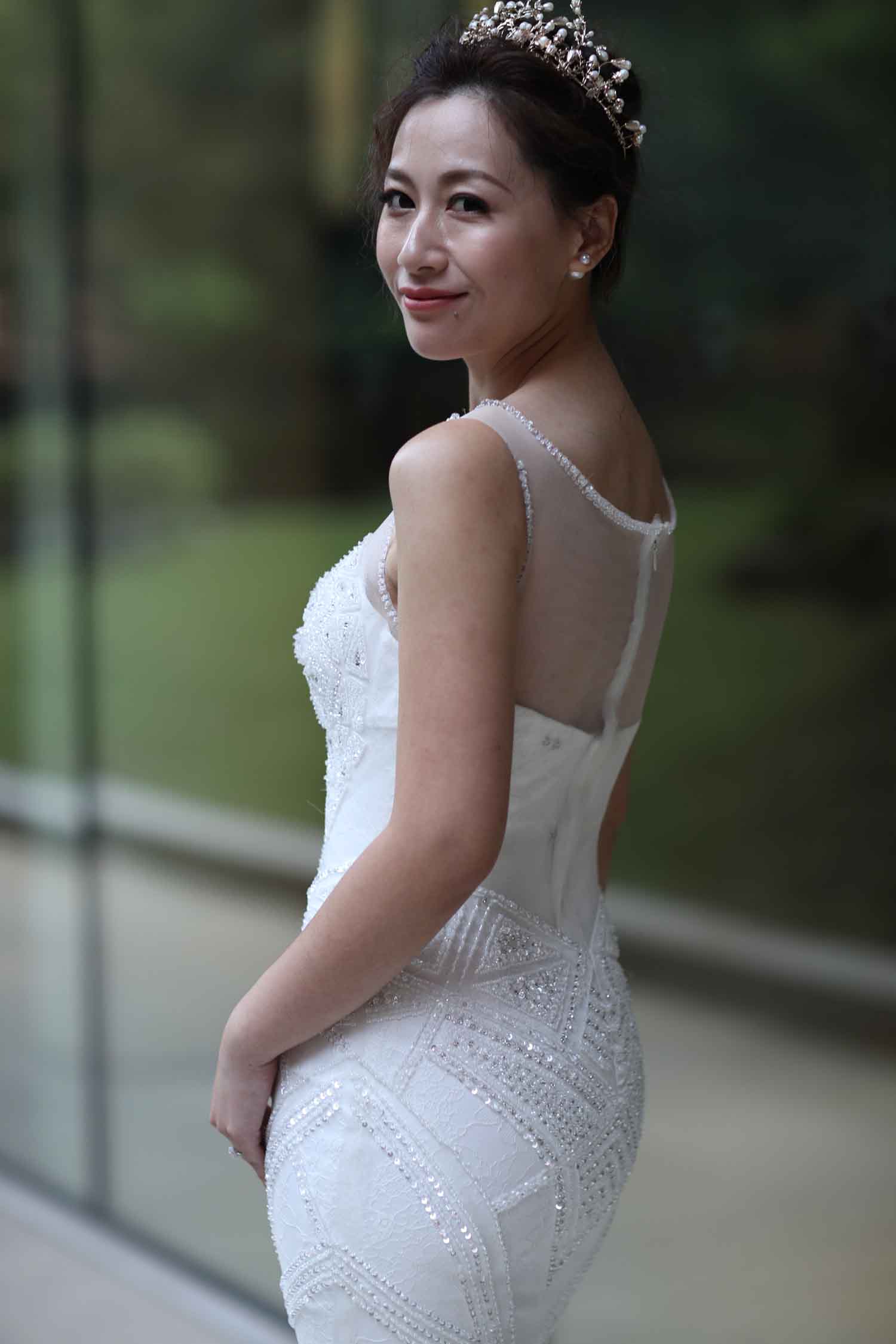 [素人新娘] 长得有点像徐静蕾的新娘婚礼现场实拍写真 H452