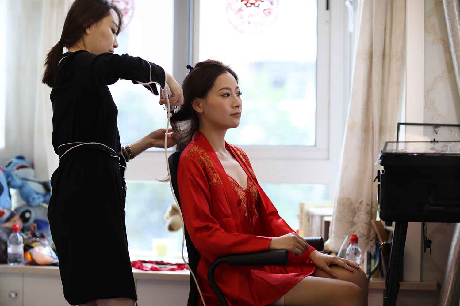 [素人新娘] 长得有点像徐静蕾的新娘婚礼现场实拍写真 H452