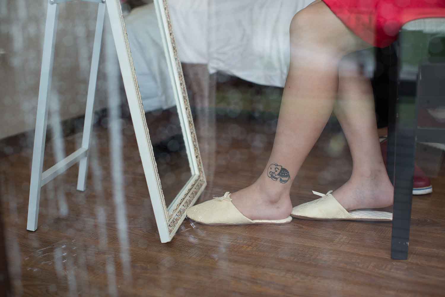 [素人新娘] 喜欢大象的丰满新娘婚礼现场实拍写真 H335