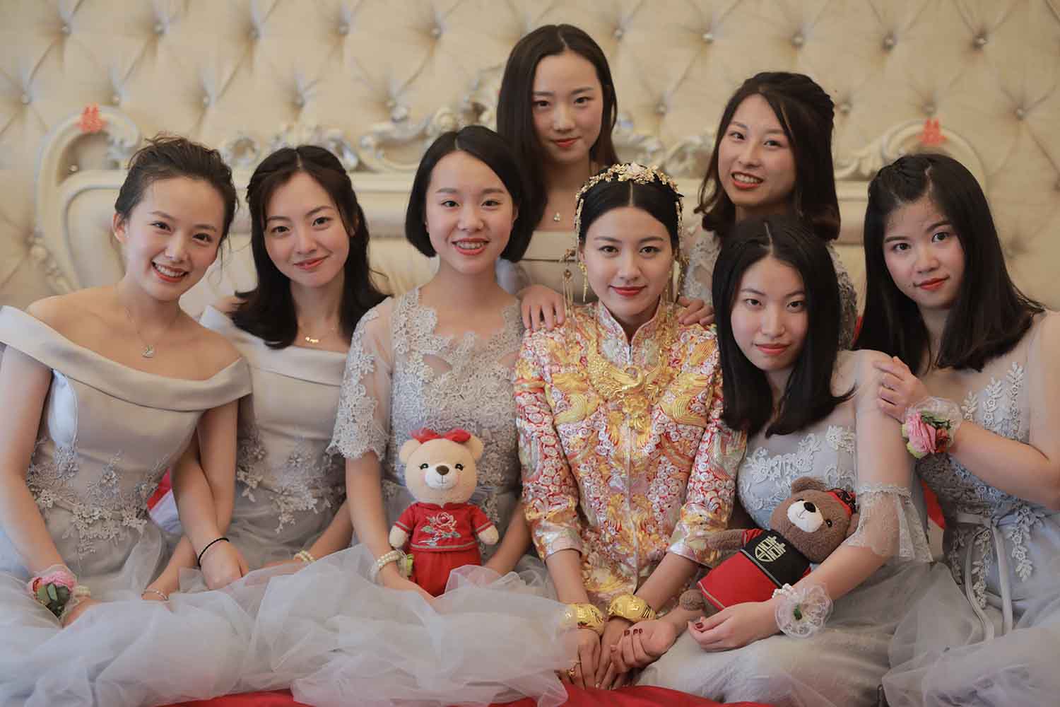 [素人新娘] 既漂亮又多才多艺的新娘婚礼现场实拍写真 H340