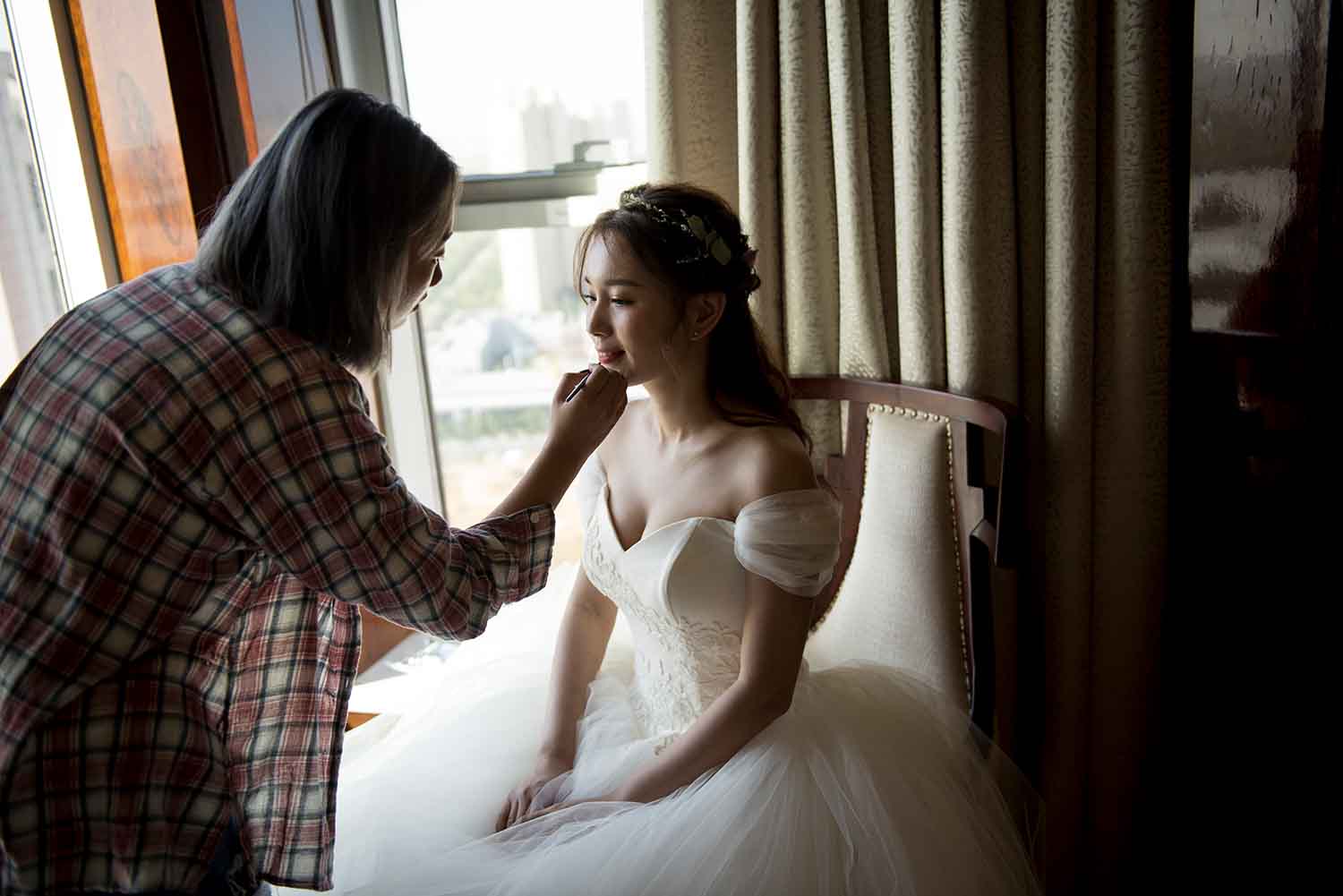 [素人新娘] 很有气质的大长腿白富美新娘婚礼现场实拍写真 H329