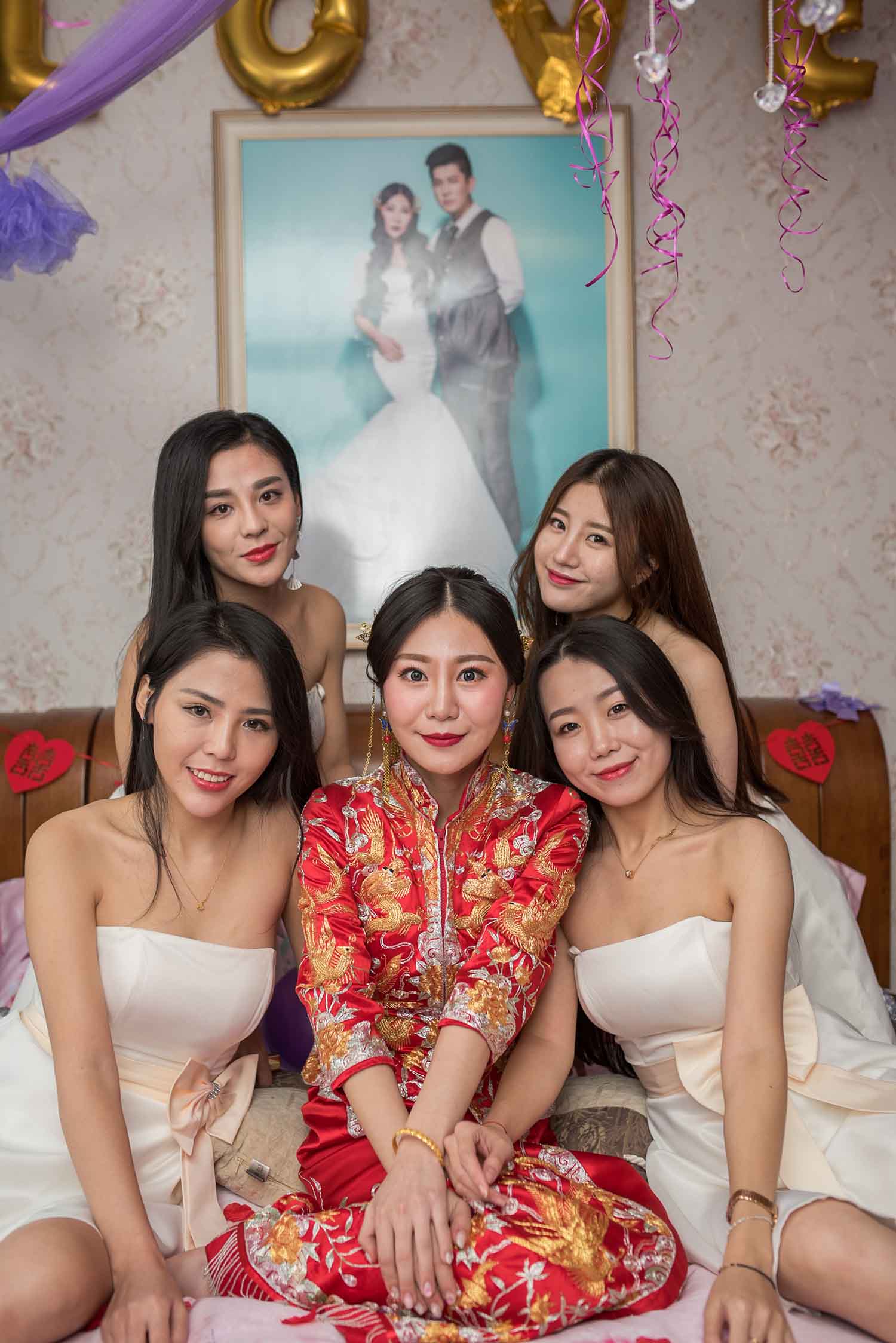 [素人新娘] 成熟迷人的贵妇气质新娘婚礼现场实拍写真 H346