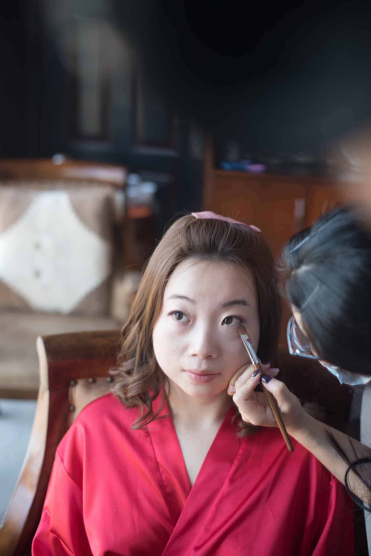 [素人新娘] 小家碧玉类型的多肉可爱新娘婚礼现场实拍写真 H401