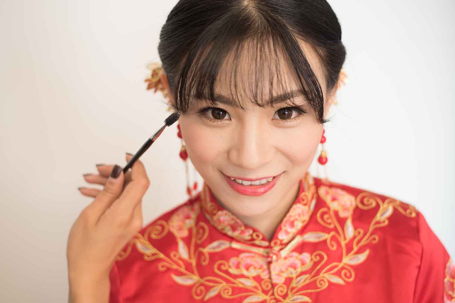 [素人新娘] 肤白貌美的美女新娘婚礼现场实拍写真 H408