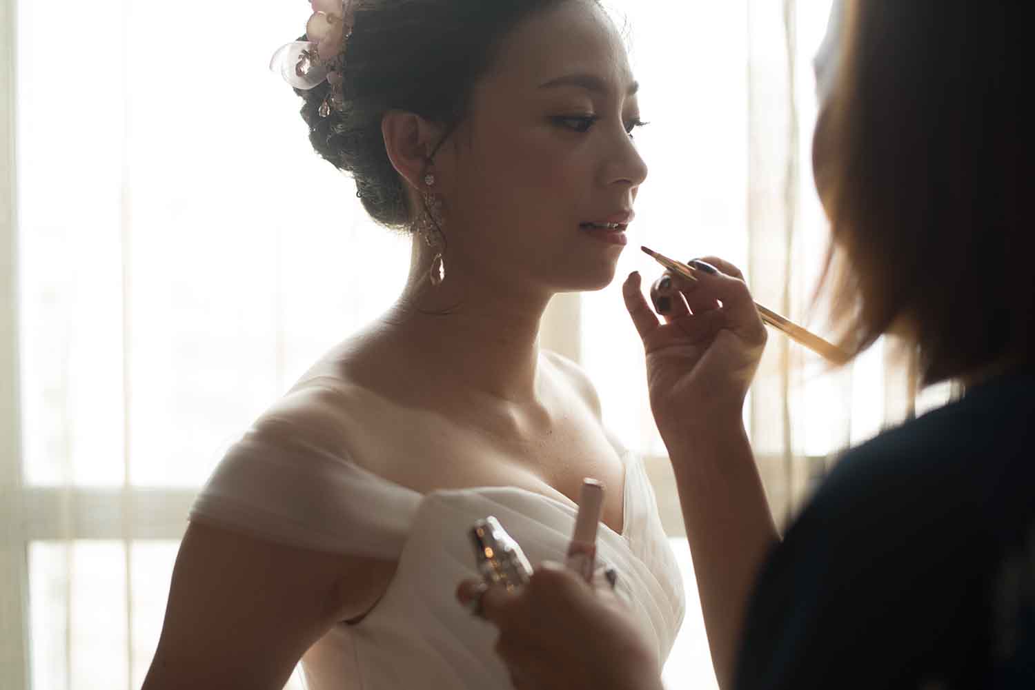 [素人新娘] 肤白貌美的美女新娘婚礼现场实拍写真 H408