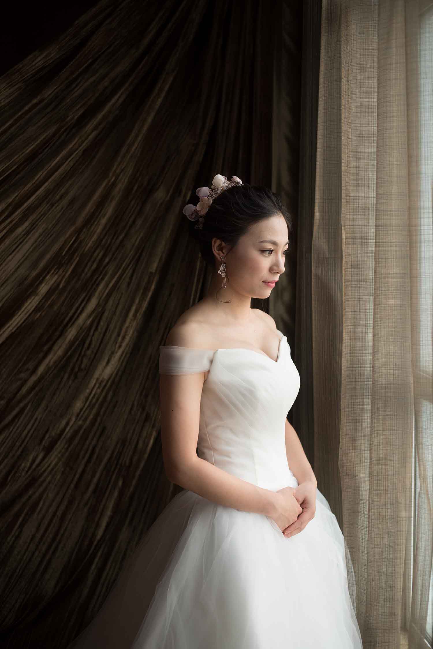 [素人新娘] 肤白貌美的美女新娘婚礼现场实拍写真 H408