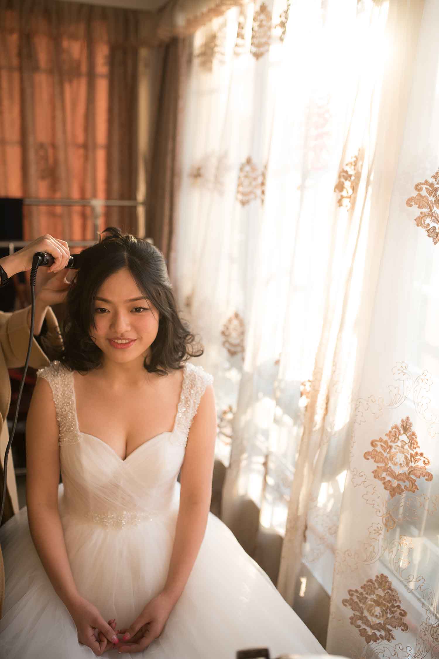 [素人新娘] 小有气质的白富美新娘婚礼现场实拍写真 H426