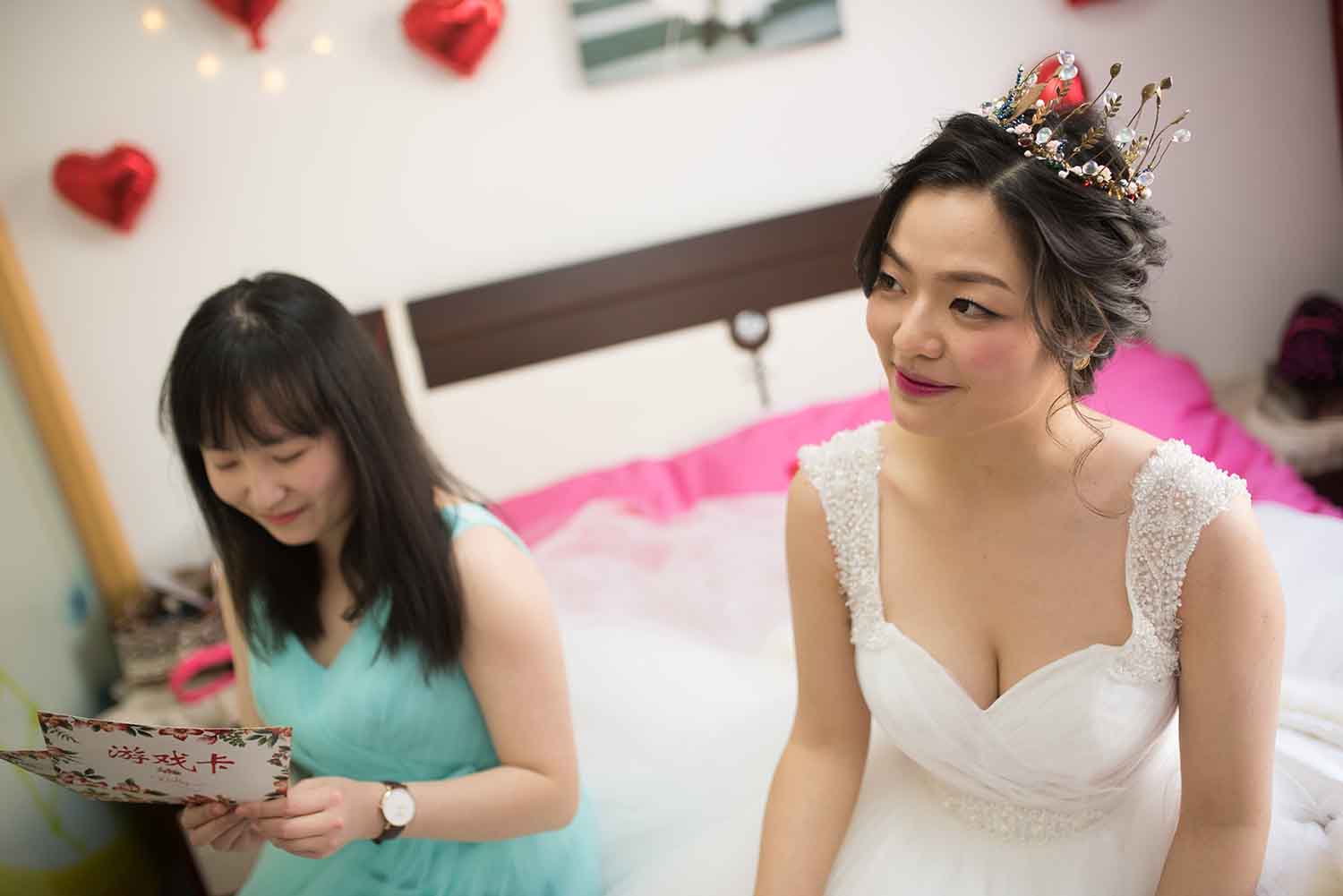 [素人新娘] 小有气质的白富美新娘婚礼现场实拍写真 H426