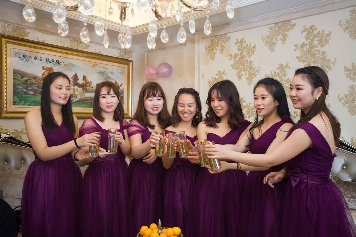 [素人新娘] 婚纱礼服貌似有点不合身的新娘婚礼现场实拍写真 H353